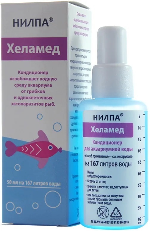 Купить Нилпа Хеламед кондиционер от грибков и экзопаразитов 50 мл в ...