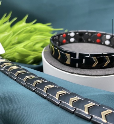 Xuping Jewelry 64855 длина 21 см медицинская сталь, гематит, магнезит