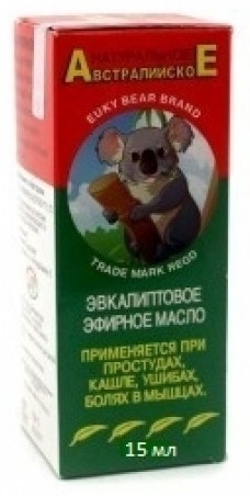Euky Bear эфирное масло эвкалипт эвкалипт 15 мл