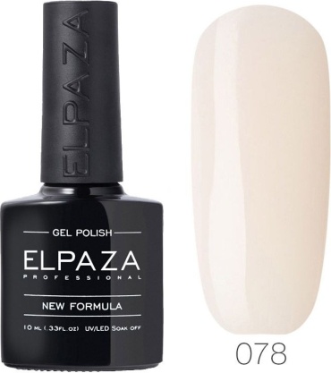 ELPAZA гель-лак Classic 078 Розовая вуаль глянцевое 10 мл