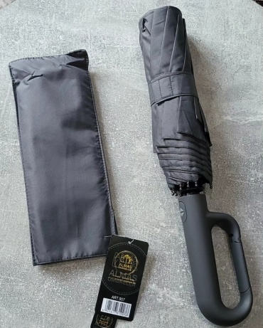 Складной зонт UMBRELLA автомат серый