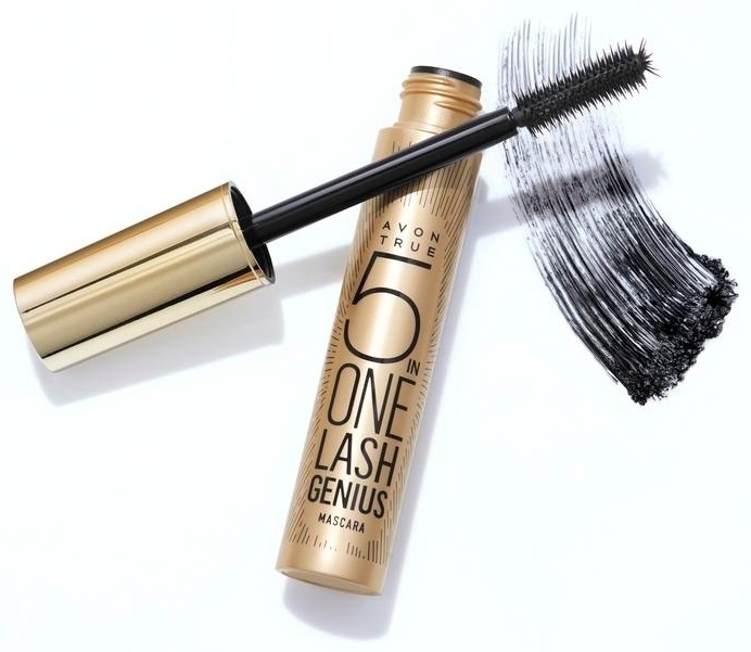 Тушь для ресниц Avon True 5в1 Blackestblack для объема, подкручивающая, моделирующая черный