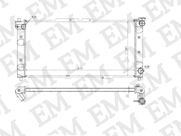 Stellox радиатор основной 10-25216-SX