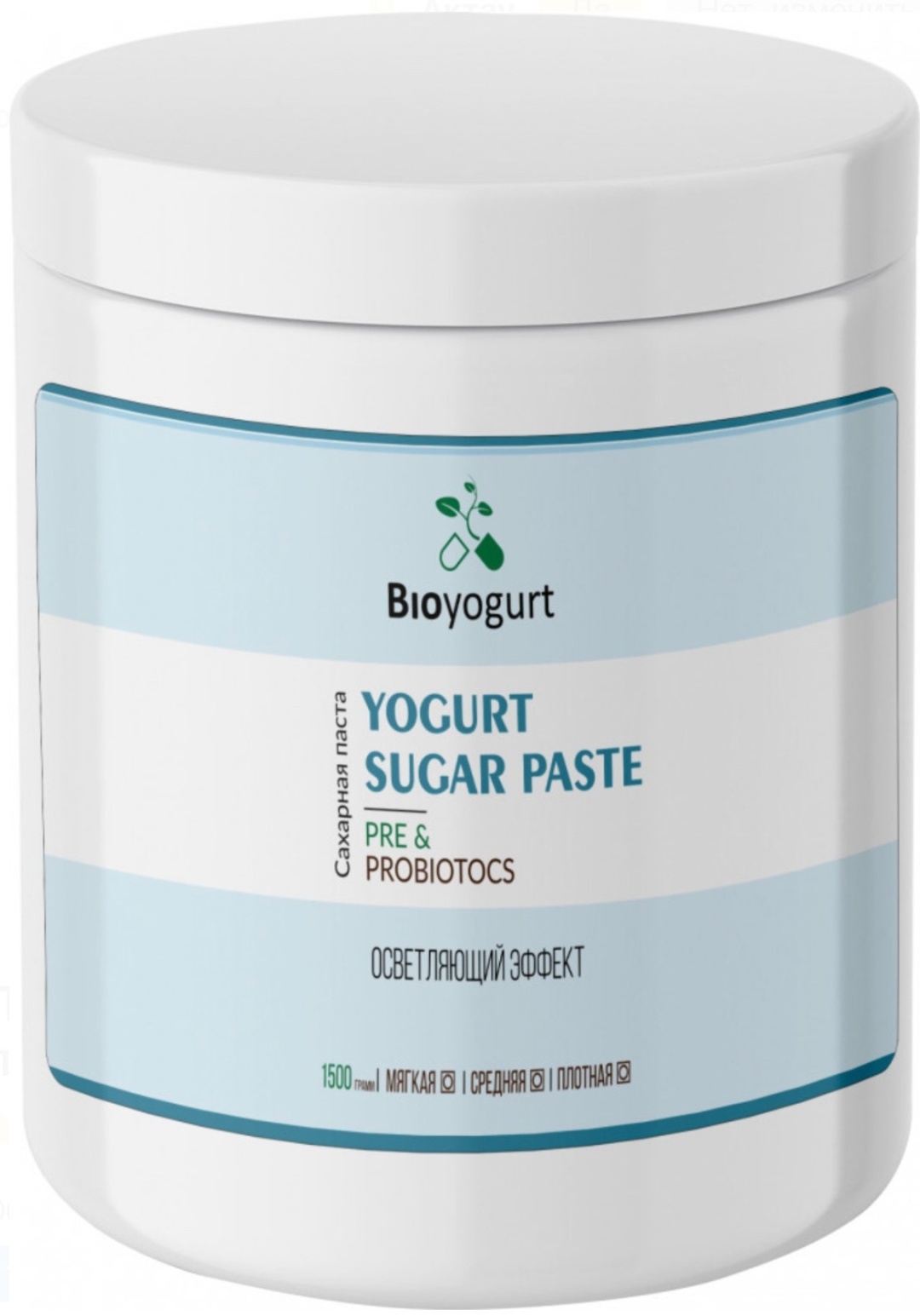 Bioyogurt Yogurt Sugar Осветляющий эффект паста, средняя 1500 г