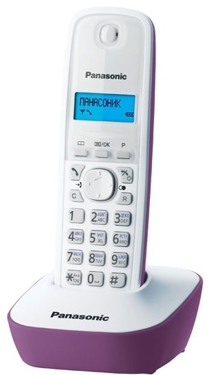 Радиотелефон Panasonic KX-TG1611RUF белый