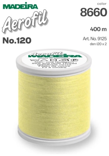 Нить универсальная Madeira Aerofil №120 400 м 9125-8660