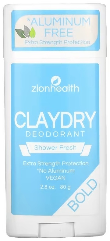 Zion Health Bold ClayDry Shower Fresh дезодорант унисекс 80 г