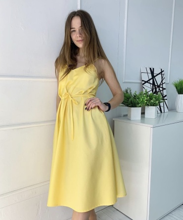 Сарафан Cherry Lady желтый