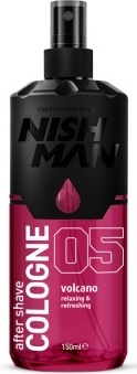 NISHMAN Cologne 5 Volcano одеколон EDC после бритья 150 мл