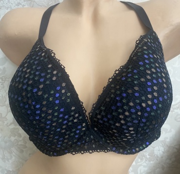 Бюстгальтер дублированная чашка FENTY черный, мультиколор