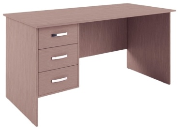 Стол компьютерный ZETA КУЛ-001, 150х70x75 см, коричневый