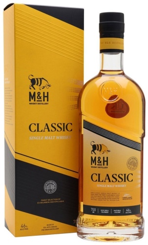 Виски M&H Classic односолодовый 46% 0.7 л