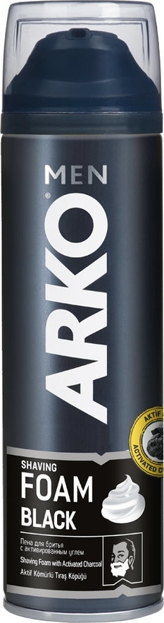 Arko Активный уголь пена для бритья 200 мл