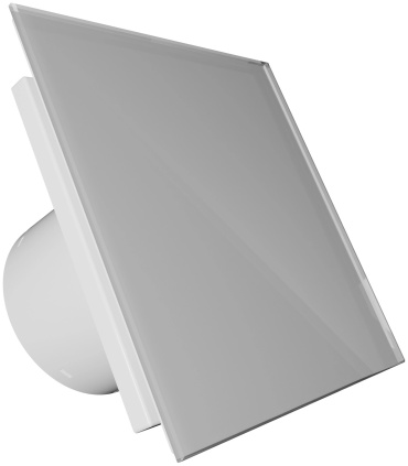 Вытяжной вентилятор DiCiTi осевой D100 мм 19Вт, AEON 4C TURBO PAGM4/5 Silver Clear