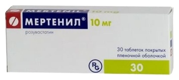 МЕРТЕНИЛ 10мг N30 таб п.п.о.