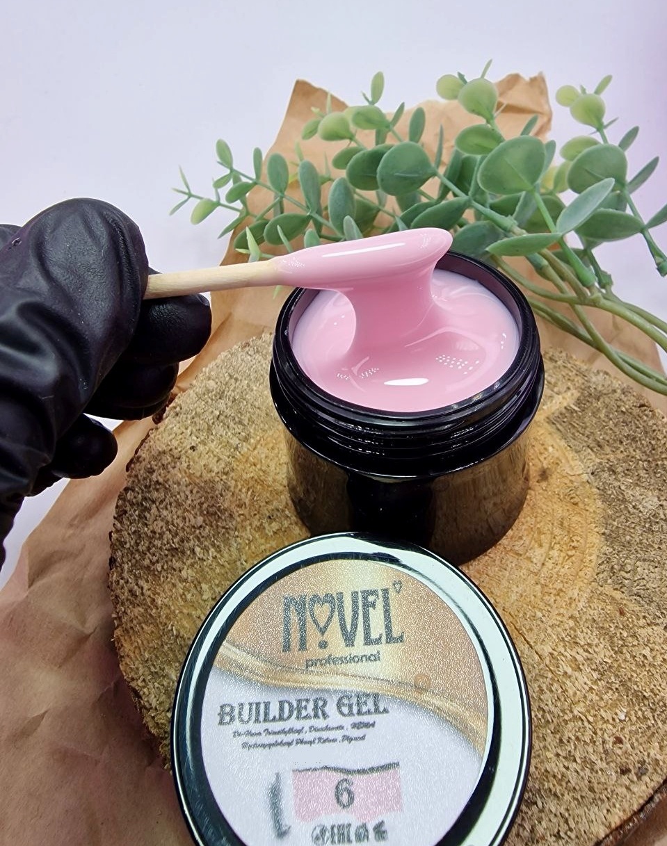 Novel верхнее покрытие Builder gel 6 камуфлирующее 15 мл