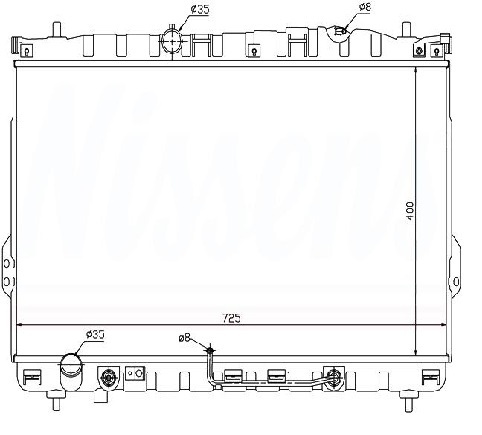 SAT радиатор основной SG-HY0015