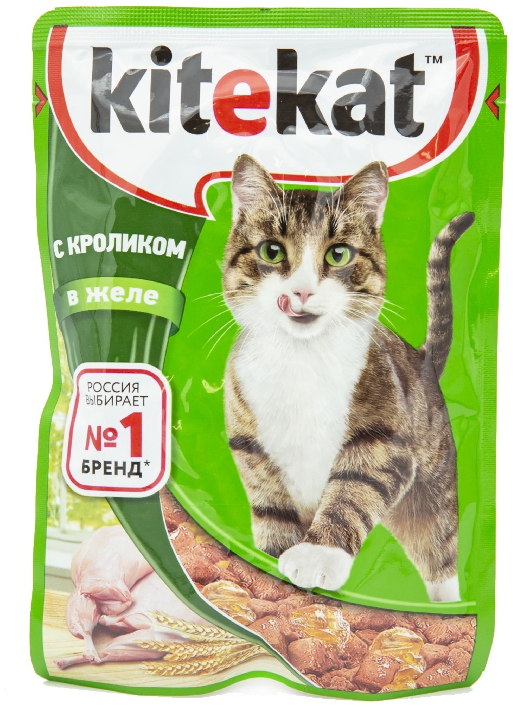 Купить Корм Kitekat кусочки в желе кролик 90 г 1 шт в кредит в Алматы ...
