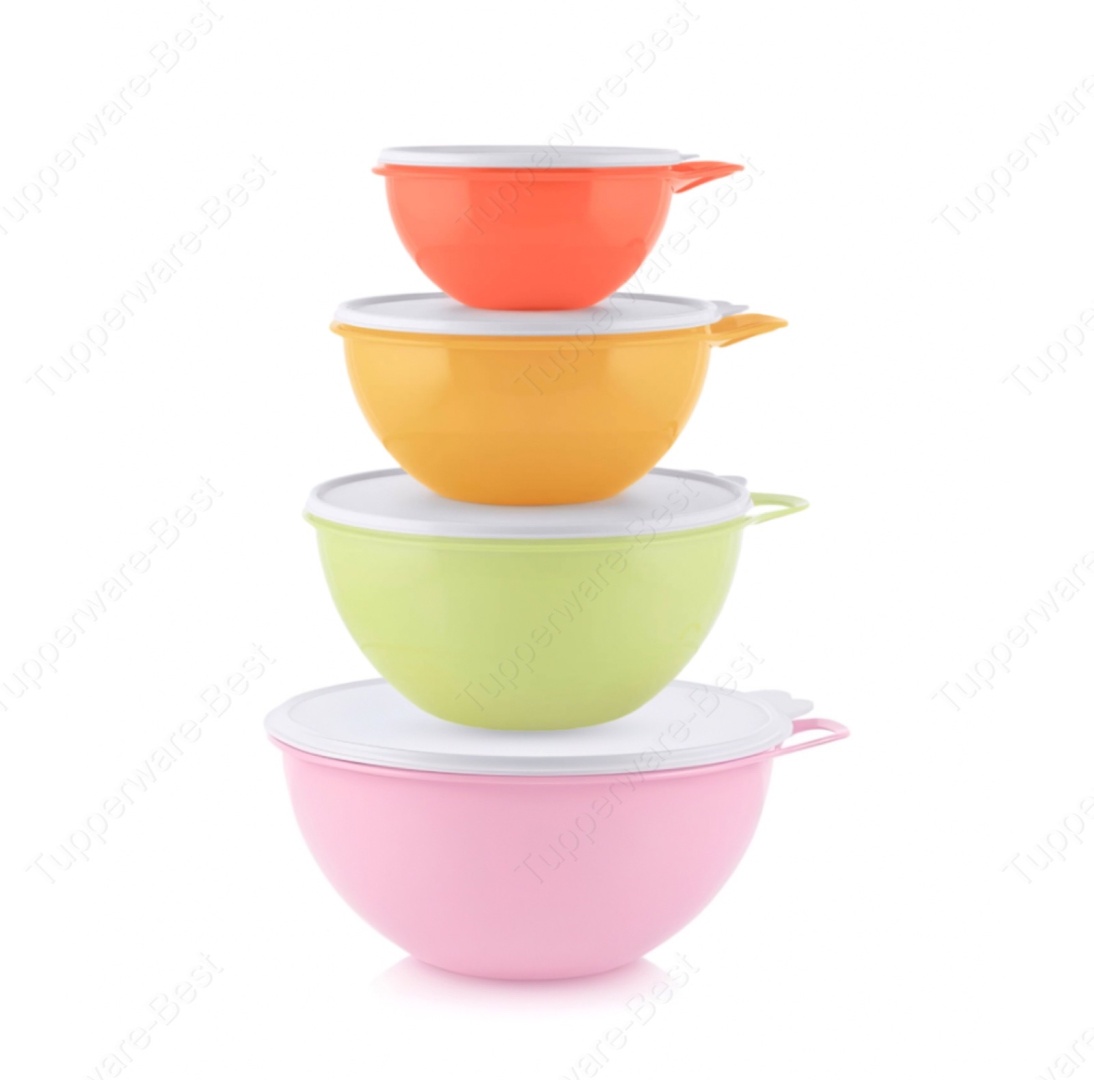 Набор мисок Tupperware Базовая коллекция 31х31 см, полипропилен, 4 шт