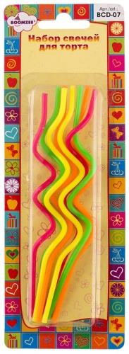 Свеча BOOMZEE фигурная, 8 шт