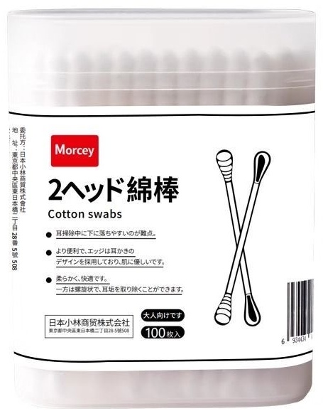 Morcey ватные палочки Cotton Swabs 100 шт