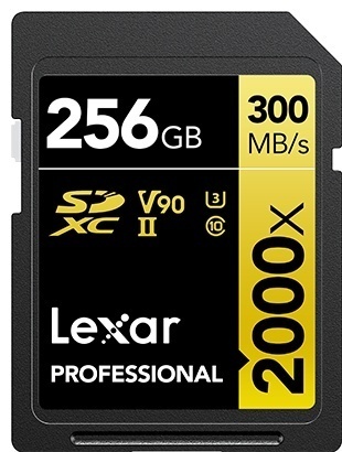 Карта памяти Lexar Professional Gold UHS-II V90 SDXC LSD2000256G-BNNNG 256 Гб