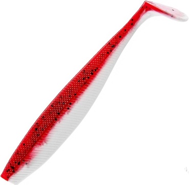 Мягкая приманка Helios Trofey Red &amp; White HS-25-003-N 15g 140мм 1 шт 140 мм
