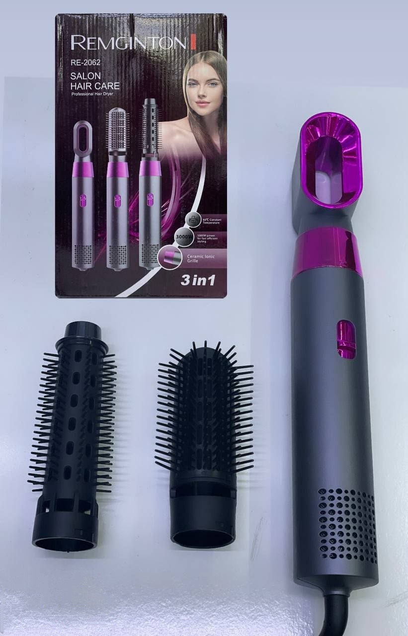 Купить Remington RE-2062 фен-щетка 3000 W в Алматы – Магазин на Kaspi.kz