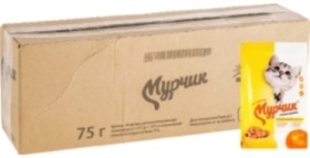 Мурчик кусочки в соусе курица 75 г 35 шт