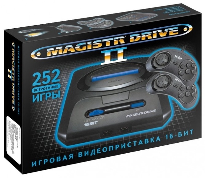 Игровая приставка SEGA Magistr Drive 2 SMD2-252 252 игры