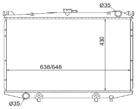 SAT радиатор основной NS000W21-D