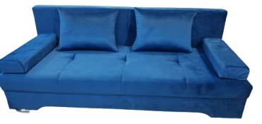 Диван Elegante sofa София, 200х90 см, обивка ткань, синий