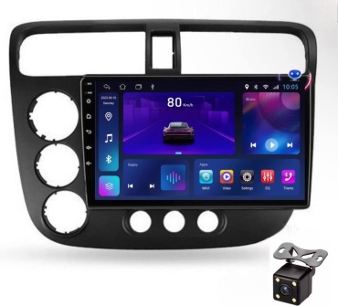 DELUXEAUTO MK7 Honda Civic 2000-2006 2Gb+32Gb + камера заднего вида