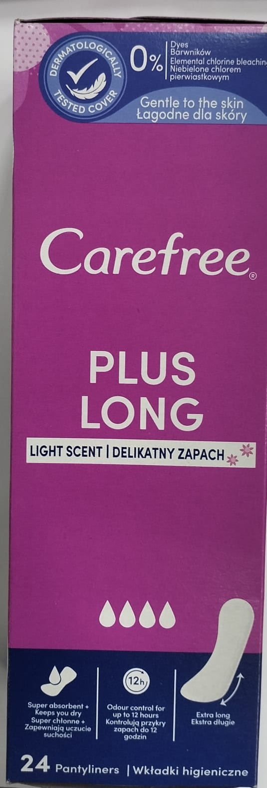 Купить Carefree прокладки ежедневные Long Plus 24 шт в Алматы – Магазин ...