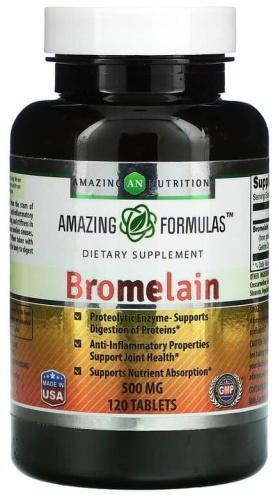 Amazing Nutrition БАД Bromelain, 500 mg 120 таблеток