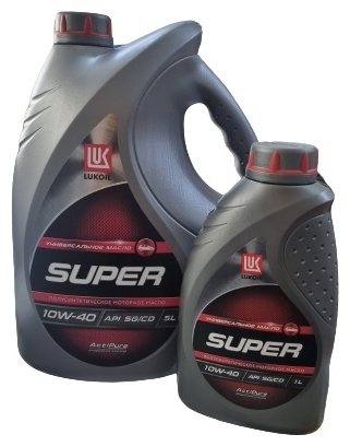 Полусинтетическое ЛУКОЙЛ Super 10W-40 6 л
