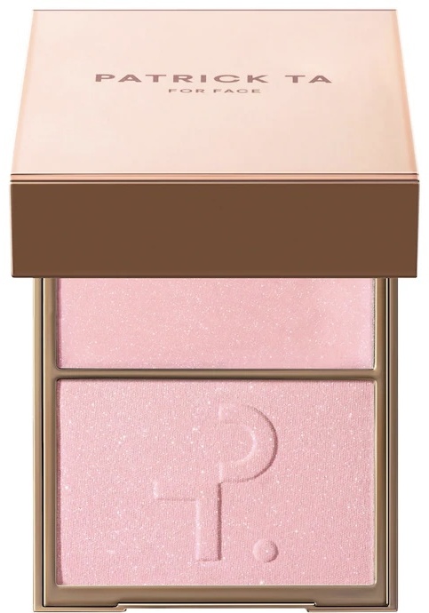 PATRICK TA Major Glow Creme Powder Light Reflecting Translucent Highlighter Duo пудра-хайлайтер Baby