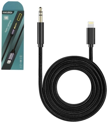 Кабель Kakusiga Lightning - 3.5 mm jack 1 м