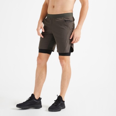 Спортивные шорты Decathlon хаки