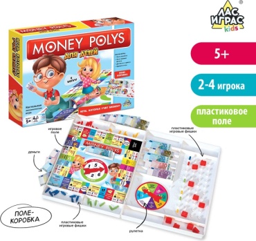 Настольная игра Лас Играс KIDS Монополия