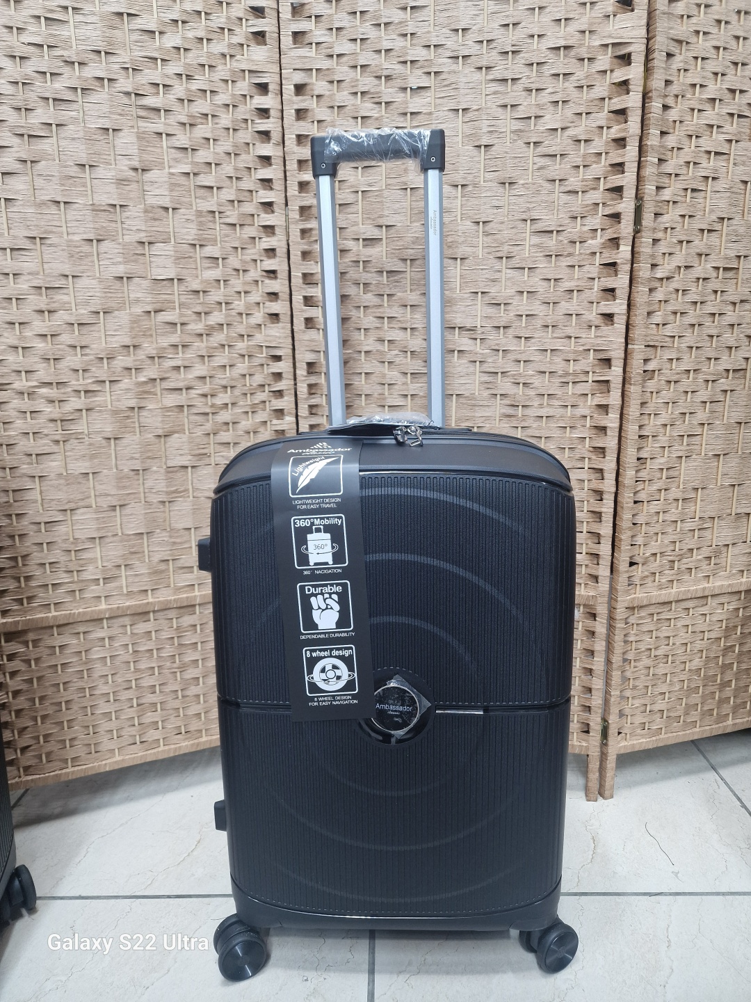 Купить Чемодан Ambassador K174501 полипропилен 38 черный в Алматы ...