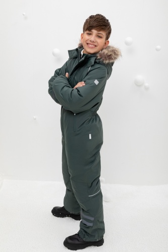 Комбинезон с брюками Crockid зеленый