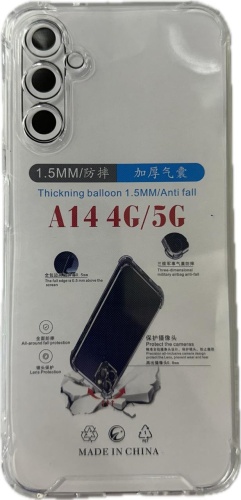 Чехол для Samsung Galaxy A14 прозрачный