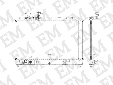 Stellox радиатор основной 10-26703-SX
