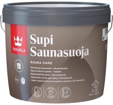 Акрилатный защитный состав для саун Tikkurila Supi Saunasuoja, 2,7л