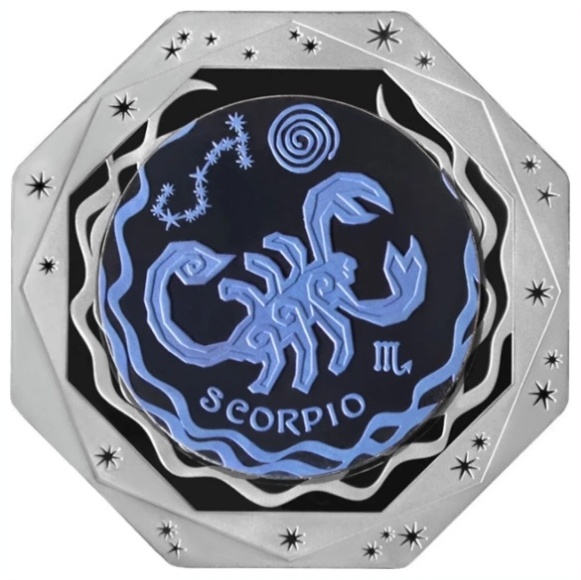 Монета "Знак зодиака - Скорпион"