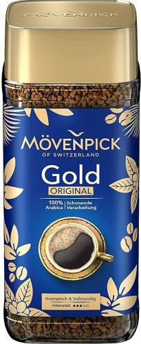 Кофе растворимый Movenpick Gold Original сублимированный 200 г