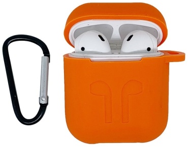 Чехол Silicone Case для Apple AirPods оранжевый