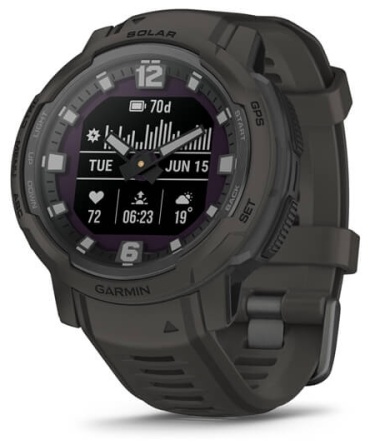 Garmin Instinct Crossover Solar 45 мм серый-серый