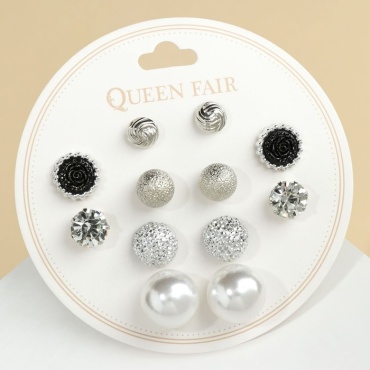 Набор Queen fair бижутерный сплав, стекло